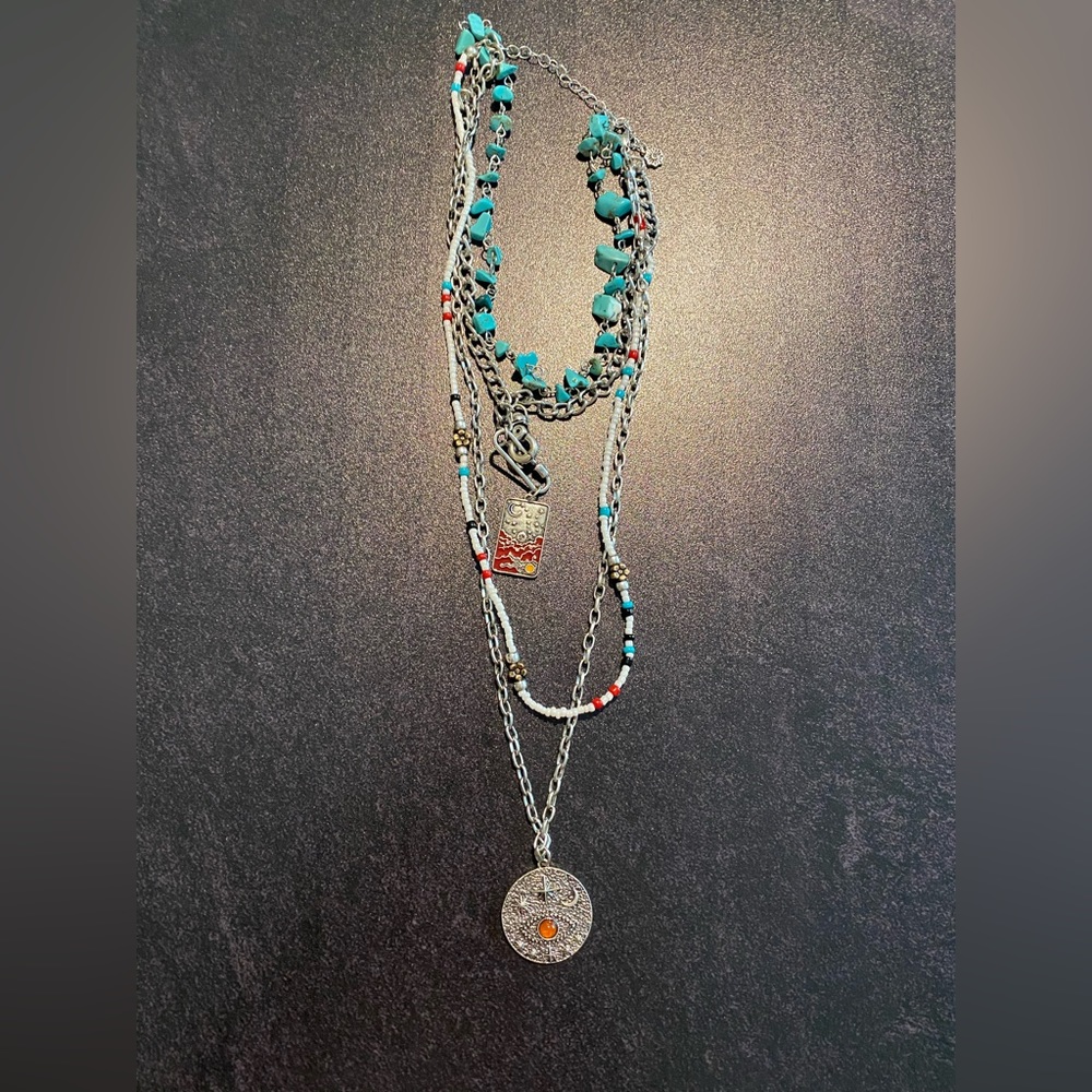 Free People layered necklace